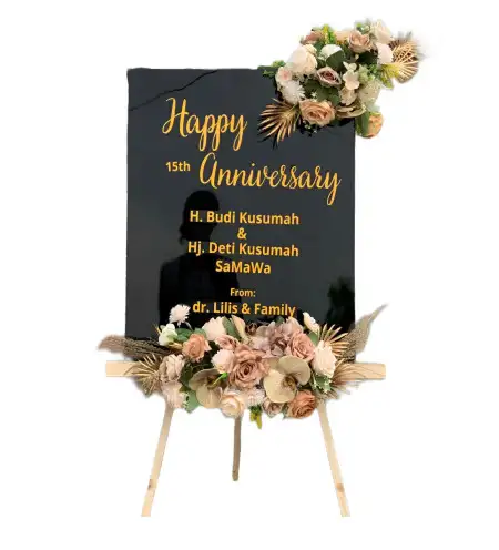 Papan Bunga Akrilik Teluk Lerong Ulu