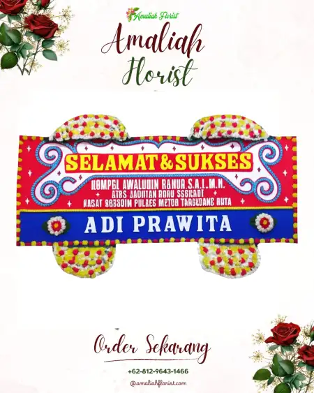 Papan Bunga Ucapan Selamat Teluk Lerong Ulu